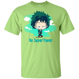 T-Shirts Mint Green / YXS No Super Power Youth T-Shirt