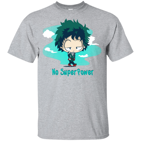 T-Shirts Sport Grey / YXS No Super Power Youth T-Shirt