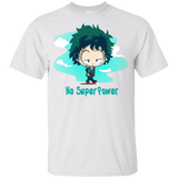 T-Shirts White / YXS No Super Power Youth T-Shirt