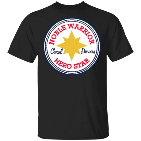 T-Shirts Black / S Nobel Warrior Hero Star T-Shirt