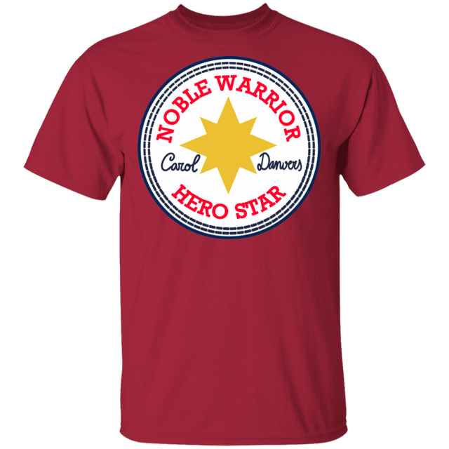 T-Shirts Cardinal / S Nobel Warrior Hero Star T-Shirt