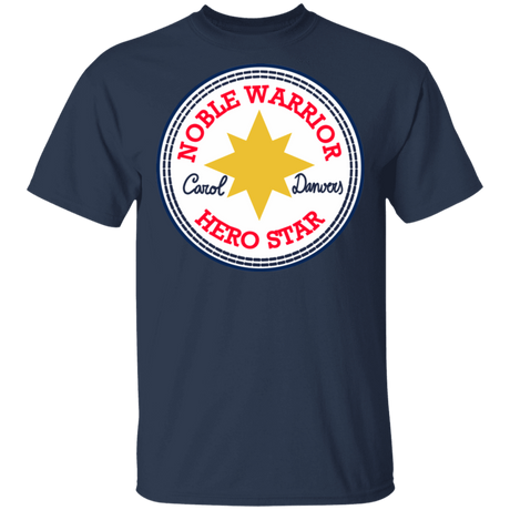 T-Shirts Navy / S Nobel Warrior Hero Star T-Shirt