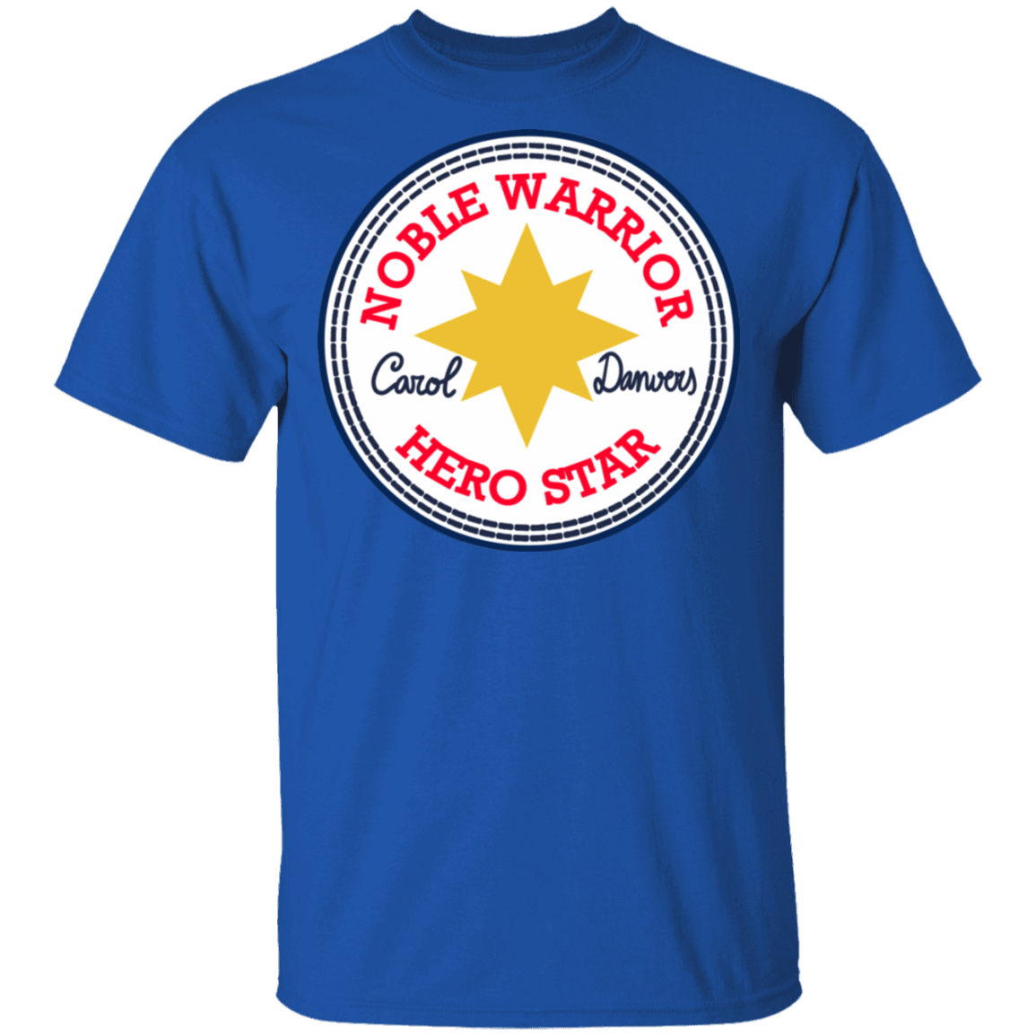 T-Shirts Royal / S Nobel Warrior Hero Star T-Shirt