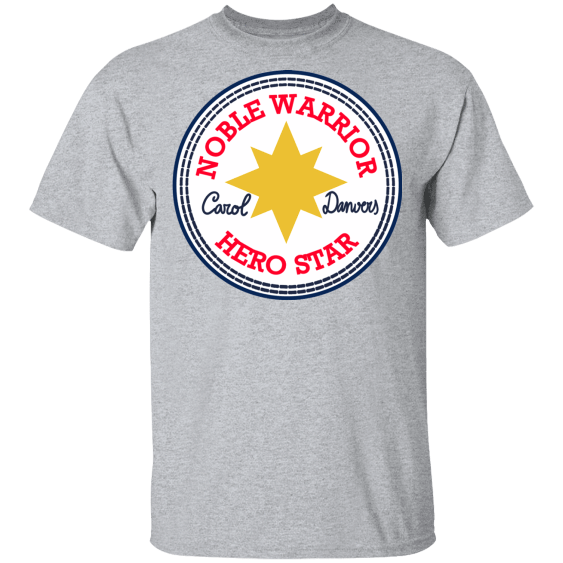 T-Shirts Sport Grey / S Nobel Warrior Hero Star T-Shirt