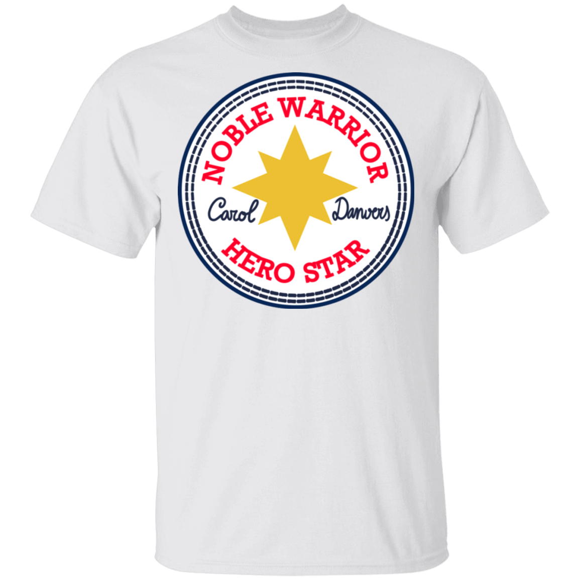 T-Shirts White / S Nobel Warrior Hero Star T-Shirt