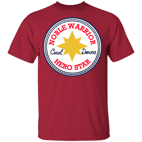 T-Shirts Cardinal / YXS Nobel Warrior Hero Star Youth T-Shirt