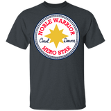 T-Shirts Dark Heather / YXS Nobel Warrior Hero Star Youth T-Shirt