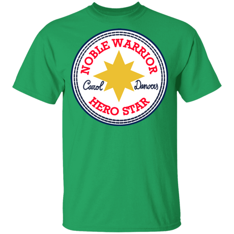 T-Shirts Irish Green / YXS Nobel Warrior Hero Star Youth T-Shirt