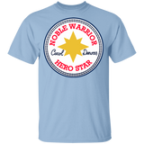 T-Shirts Light Blue / YXS Nobel Warrior Hero Star Youth T-Shirt