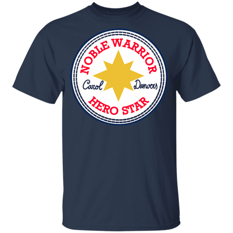 T-Shirts Navy / YXS Nobel Warrior Hero Star Youth T-Shirt