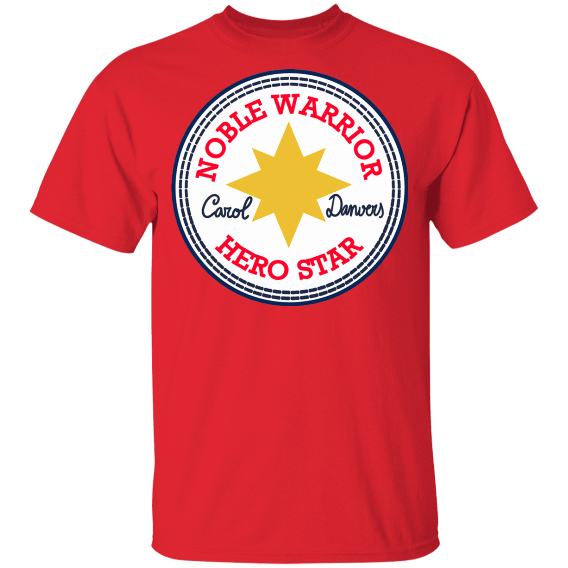 T-Shirts Red / YXS Nobel Warrior Hero Star Youth T-Shirt