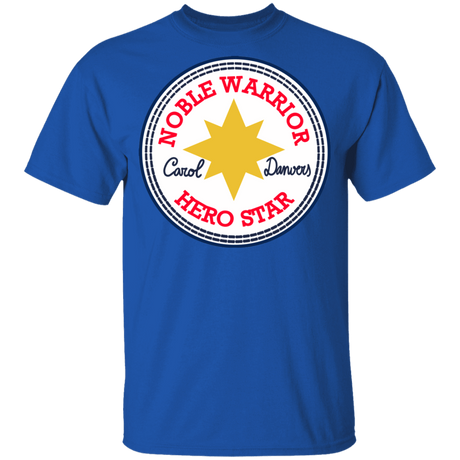 T-Shirts Royal / YXS Nobel Warrior Hero Star Youth T-Shirt