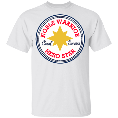 T-Shirts White / YXS Nobel Warrior Hero Star Youth T-Shirt