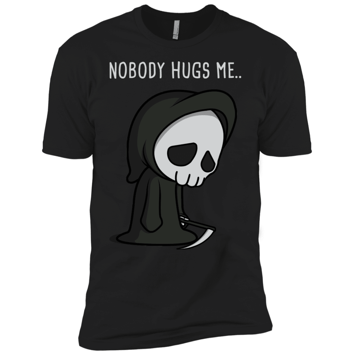 T-Shirts Black / YXS Nobody Hugs Me Boys Premium T-Shirt