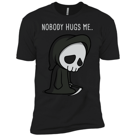 T-Shirts Black / YXS Nobody Hugs Me Boys Premium T-Shirt