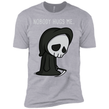 T-Shirts Heather Grey / YXS Nobody Hugs Me Boys Premium T-Shirt