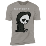 T-Shirts Light Grey / YXS Nobody Hugs Me Boys Premium T-Shirt