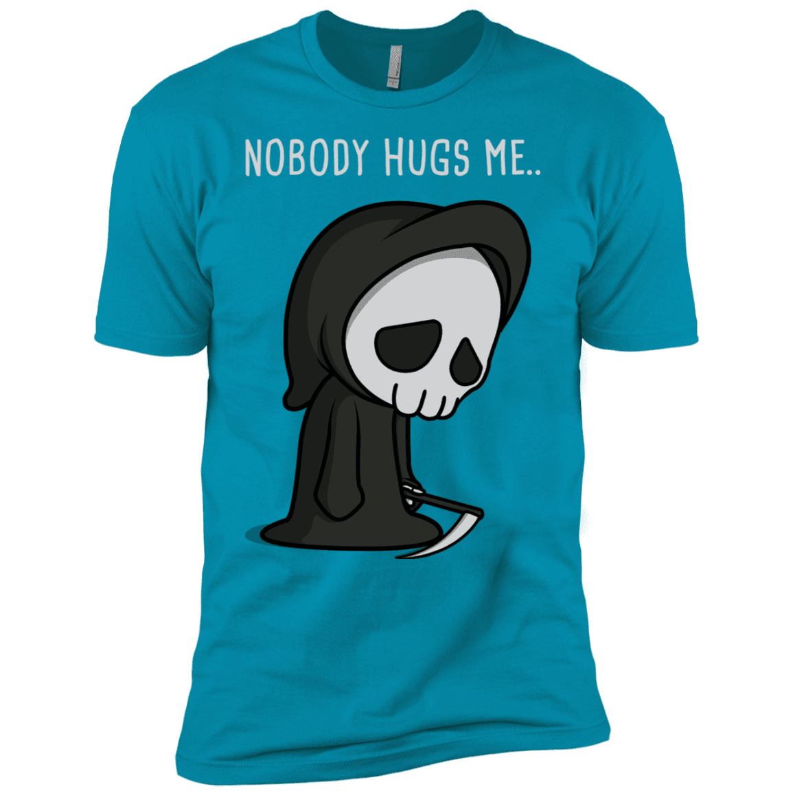T-Shirts Turquoise / YXS Nobody Hugs Me Boys Premium T-Shirt