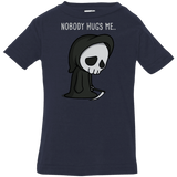 T-Shirts Navy / 6 Months Nobody Hugs Me Infant Premium T-Shirt