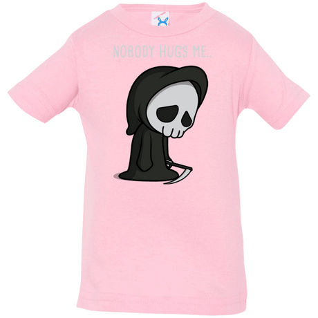 T-Shirts Pink / 6 Months Nobody Hugs Me Infant Premium T-Shirt
