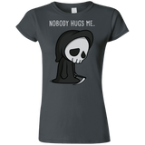 T-Shirts Charcoal / S Nobody Hugs Me Junior Slimmer-Fit T-Shirt