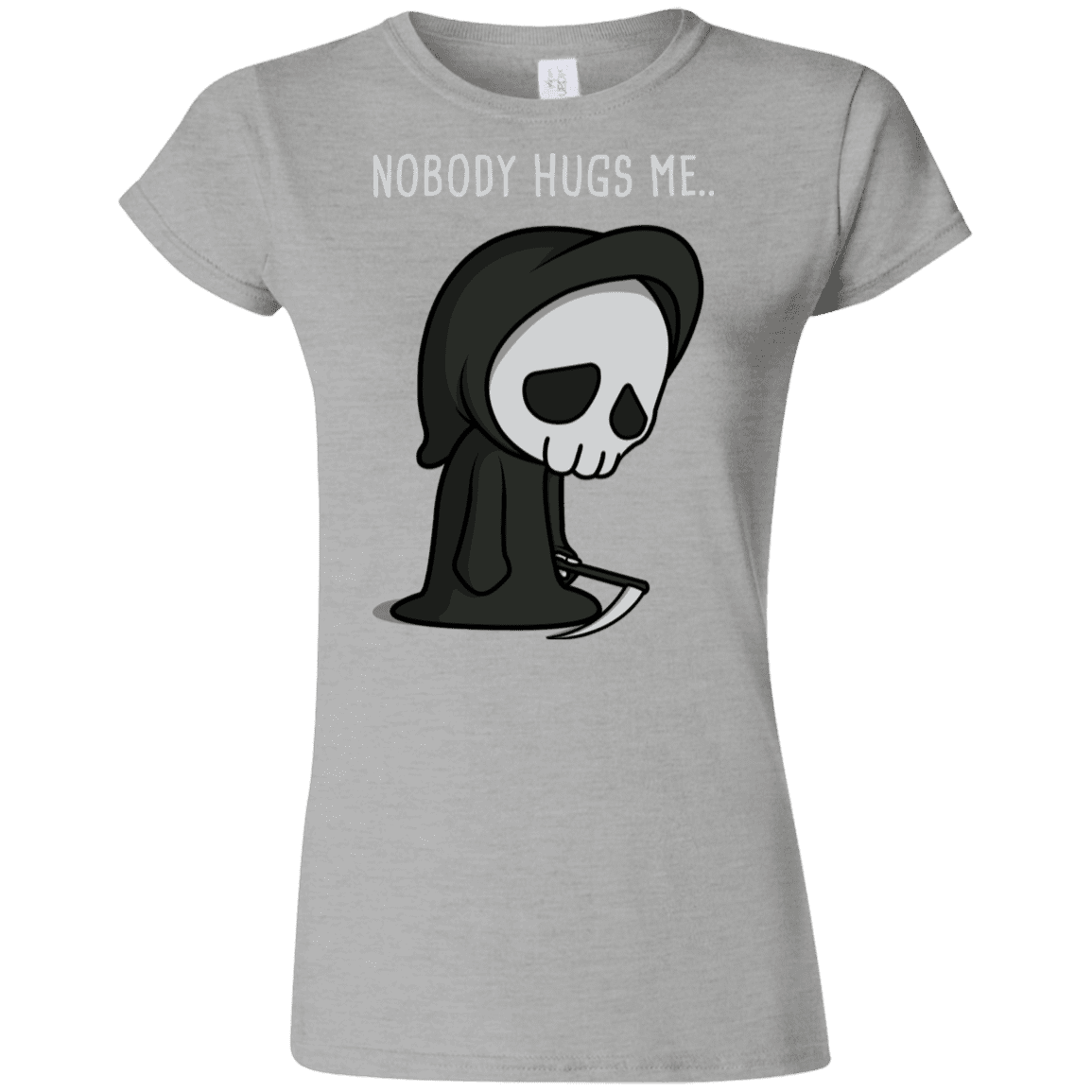 T-Shirts Sport Grey / S Nobody Hugs Me Junior Slimmer-Fit T-Shirt