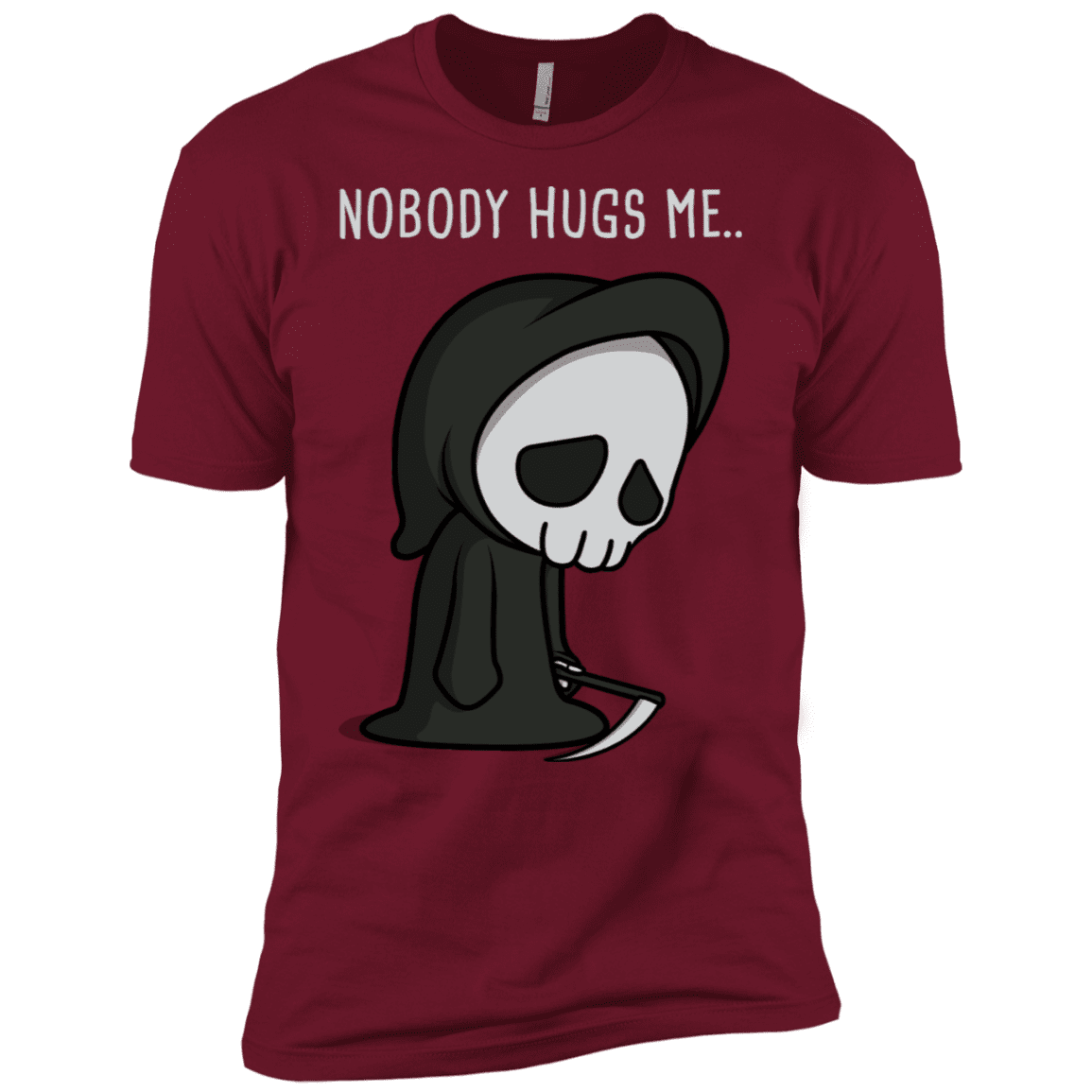 T-Shirts Cardinal / X-Small Nobody Hugs Me Men's Premium T-Shirt