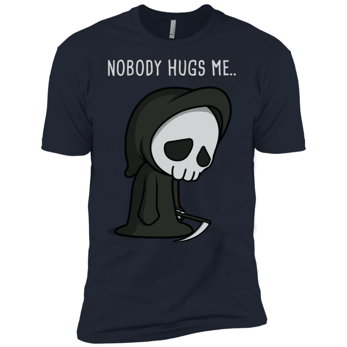 T-Shirts Midnight Navy / X-Small Nobody Hugs Me Men's Premium T-Shirt