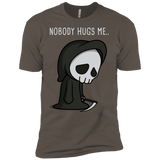 T-Shirts Warm Grey / X-Small Nobody Hugs Me Men's Premium T-Shirt