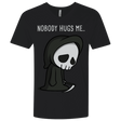 T-Shirts Black / X-Small Nobody Hugs Me Men's Premium V-Neck