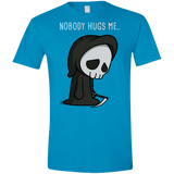 T-Shirts Sapphire / S Nobody Hugs Me Men's Semi-Fitted Softstyle