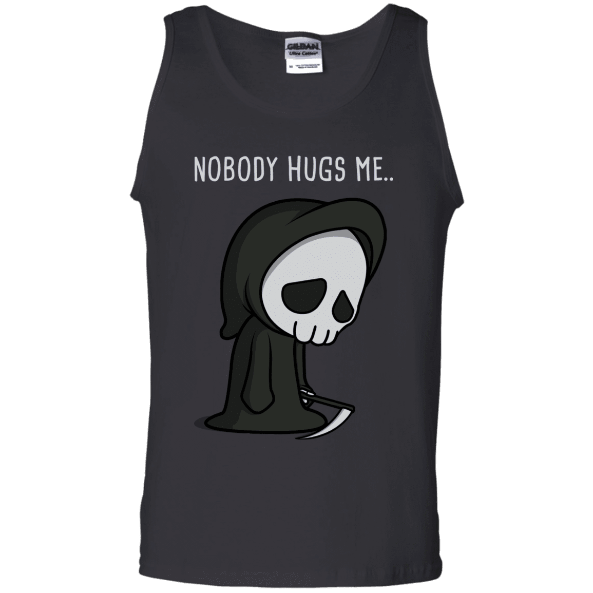 T-Shirts Black / S Nobody Hugs Me Men's Tank Top