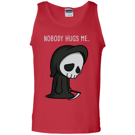T-Shirts Red / S Nobody Hugs Me Men's Tank Top