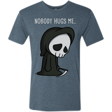 T-Shirts Indigo / S Nobody Hugs Me Men's Triblend T-Shirt