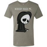 T-Shirts Venetian Grey / S Nobody Hugs Me Men's Triblend T-Shirt