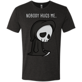 T-Shirts Vintage Black / S Nobody Hugs Me Men's Triblend T-Shirt