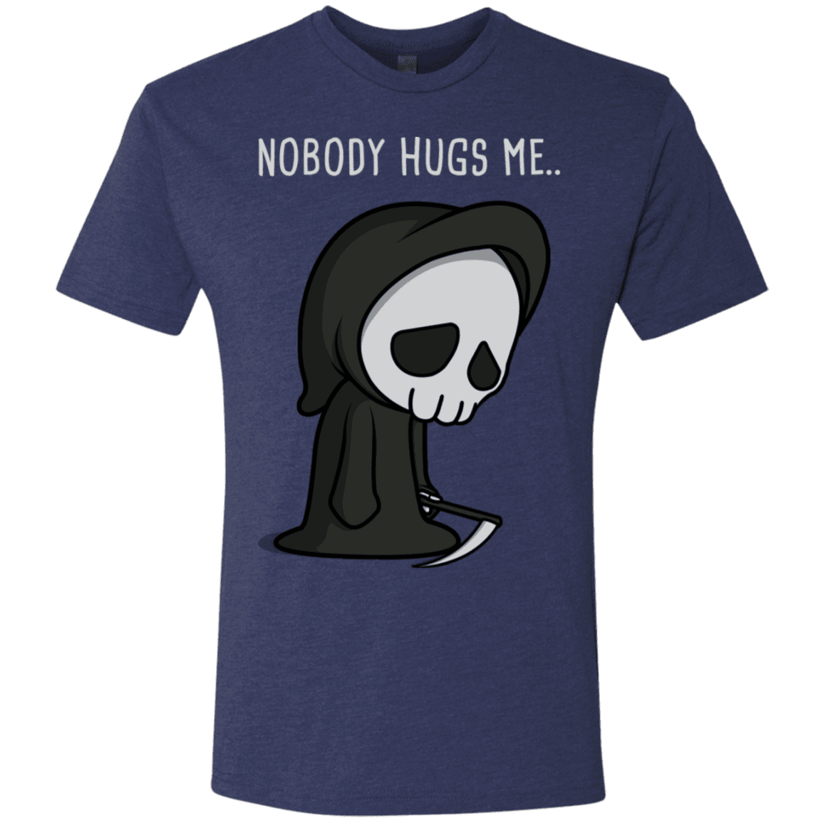 T-Shirts Vintage Navy / S Nobody Hugs Me Men's Triblend T-Shirt