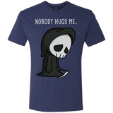 T-Shirts Vintage Navy / S Nobody Hugs Me Men's Triblend T-Shirt