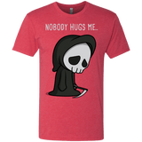 T-Shirts Vintage Red / S Nobody Hugs Me Men's Triblend T-Shirt