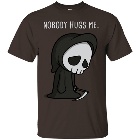 T-Shirts Dark Chocolate / S Nobody Hugs Me T-Shirt