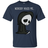 T-Shirts Navy / S Nobody Hugs Me T-Shirt