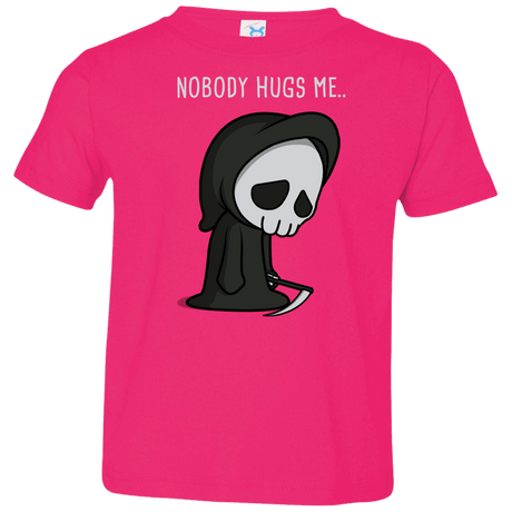 T-Shirts Hot Pink / 2T Nobody Hugs Me Toddler Premium T-Shirt