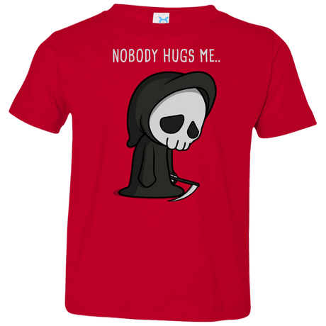 T-Shirts Red / 2T Nobody Hugs Me Toddler Premium T-Shirt