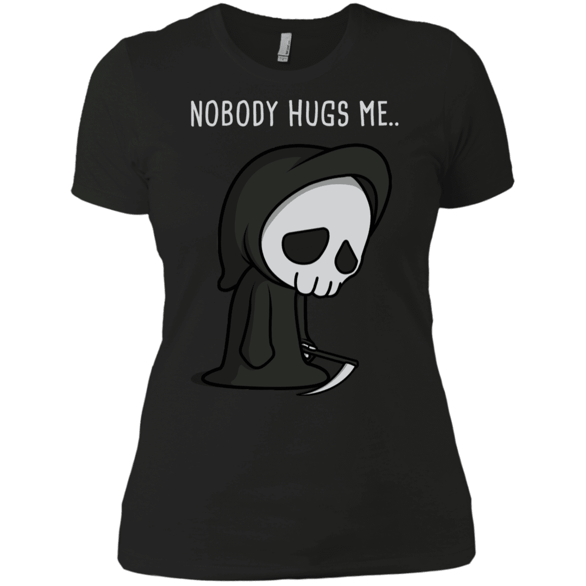 T-Shirts Black / X-Small Nobody Hugs Me Women's Premium T-Shirt