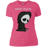 T-Shirts Hot Pink / X-Small Nobody Hugs Me Women's Premium T-Shirt