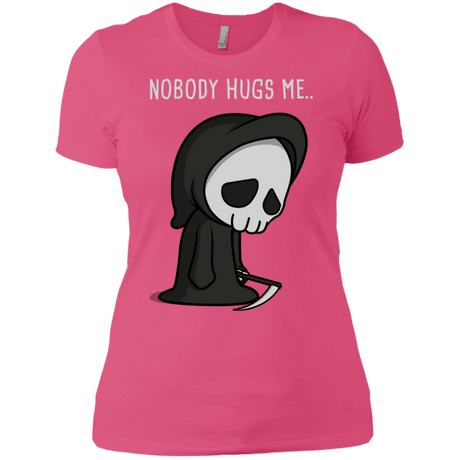T-Shirts Hot Pink / X-Small Nobody Hugs Me Women's Premium T-Shirt