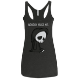 T-Shirts Vintage Black / X-Small Nobody Hugs Me Women's Triblend Racerback Tank