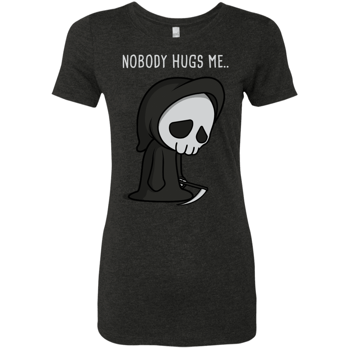 T-Shirts Vintage Black / S Nobody Hugs Me Women's Triblend T-Shirt