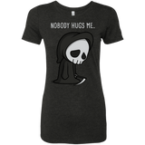 T-Shirts Vintage Black / S Nobody Hugs Me Women's Triblend T-Shirt