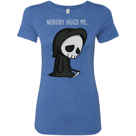 T-Shirts Vintage Royal / S Nobody Hugs Me Women's Triblend T-Shirt